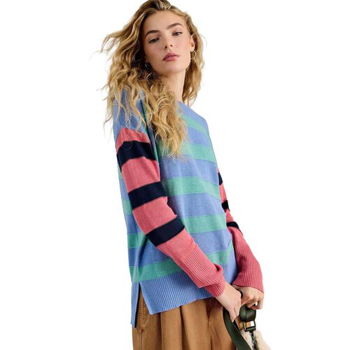 White Stuff Olive Stripe Jumper